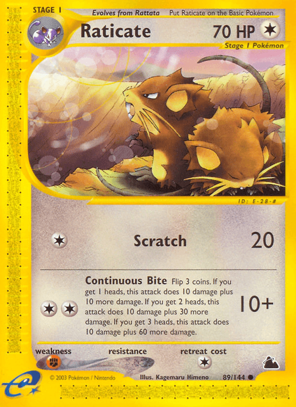 Raticate, kortbilde fra pokemontcg.io