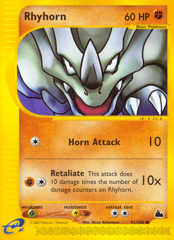 Rhyhorn, kortbilde fra pokemontcg.io