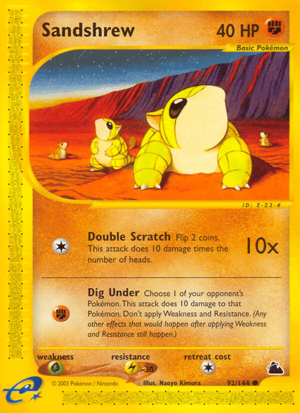 Sandshrew, kortbilde fra pokemontcg.io