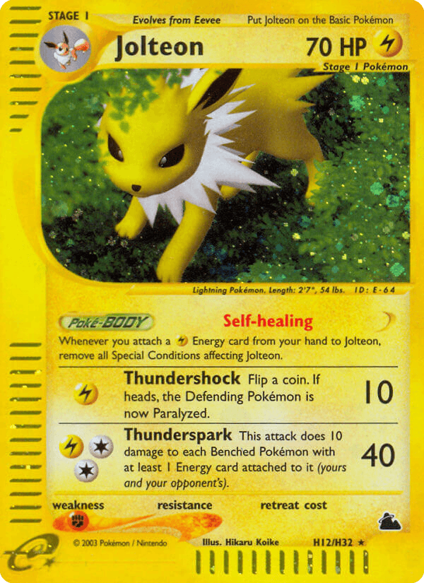 Jolteon, kortbilde fra pokemontcg.io