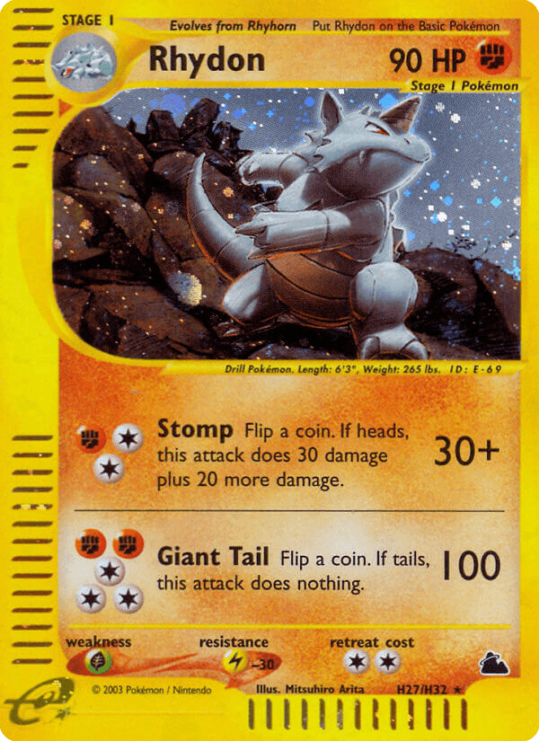 Rhydon, kortbilde fra pokemontcg.io