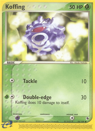 Koffing, kortbilde fra pokemontcg.io