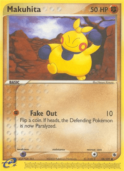 Makuhita, kortbilde fra pokemontcg.io