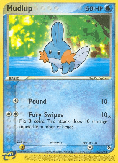 Mudkip, kortbilde fra pokemontcg.io