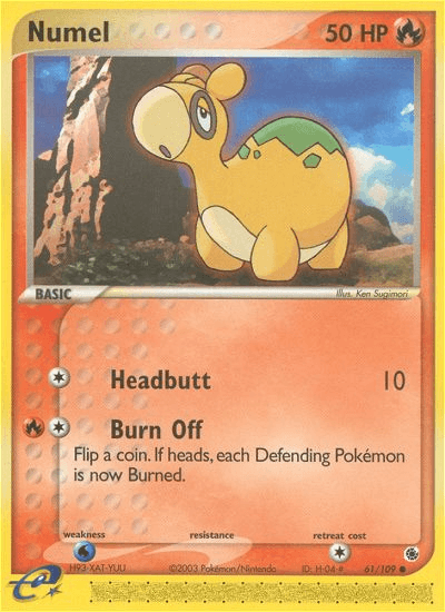 Numel, kortbilde fra pokemontcg.io