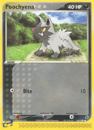 Poochyena, kortbilde fra pokemontcg.io