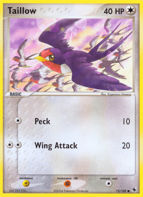 Taillow, kortbilde fra pokemontcg.io