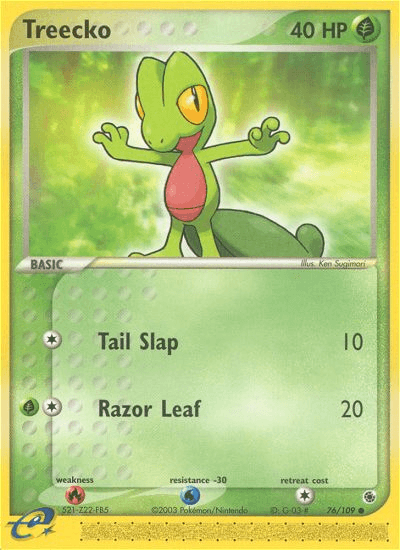 Treecko, kortbilde fra pokemontcg.io
