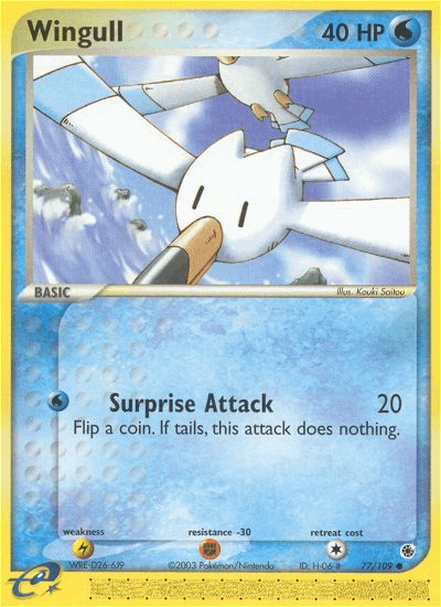 Wingull, kortbilde fra pokemontcg.io