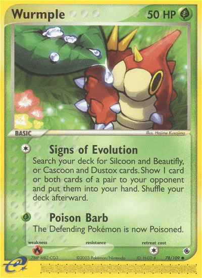 Wurmple, kortbilde fra pokemontcg.io