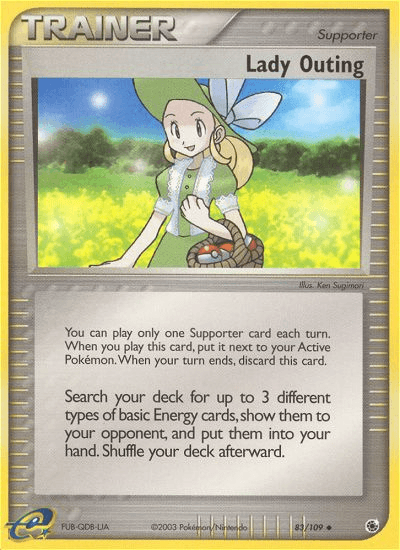 Lady Outing, kortbilde fra pokemontcg.io