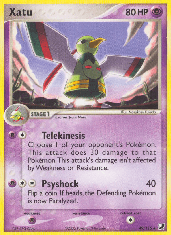 Xatu, kortbilde fra pokemontcg.io