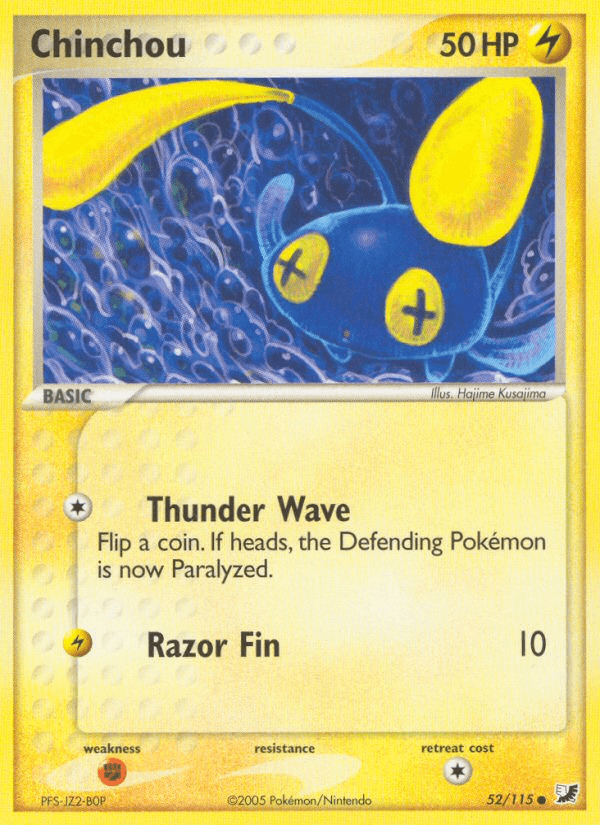 Chinchou, kortbilde fra pokemontcg.io