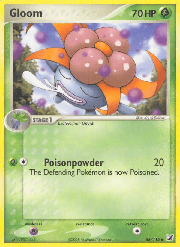 Gloom, kortbilde fra pokemontcg.io