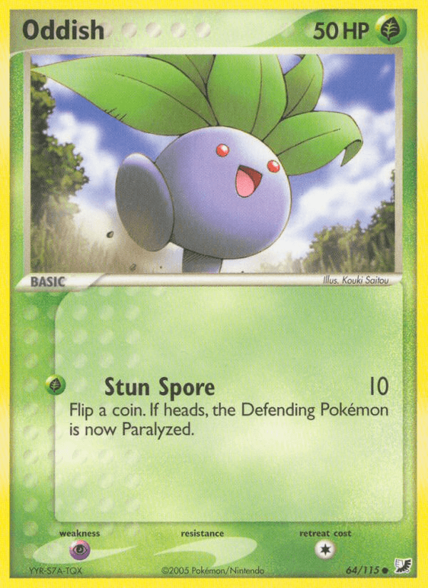 Oddish, kortbilde fra pokemontcg.io