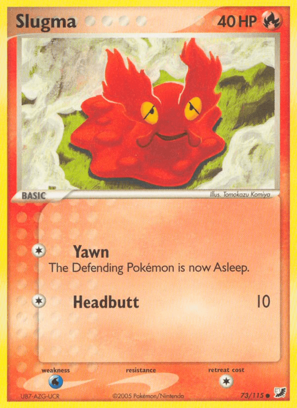 Slugma, kortbilde fra pokemontcg.io