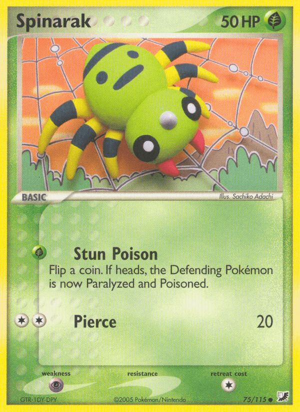 Spinarak, kortbilde fra pokemontcg.io