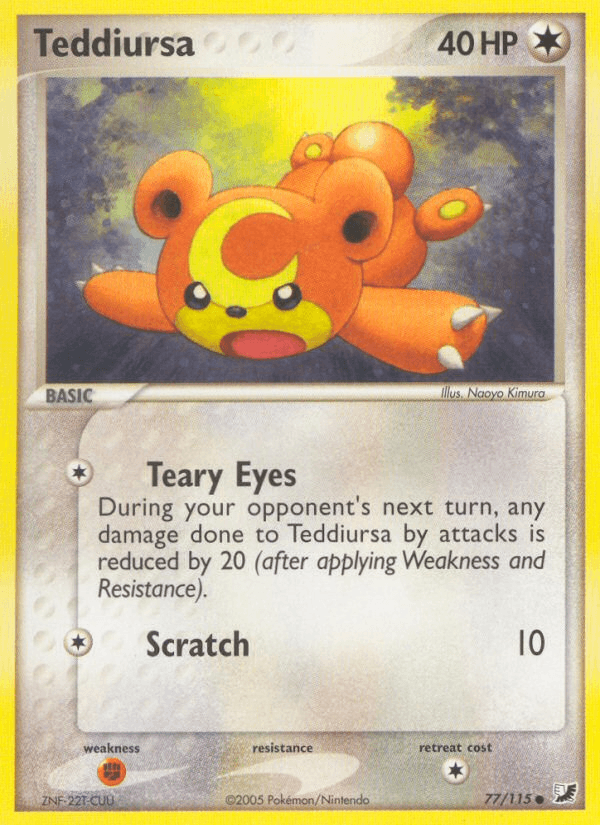 Teddiursa, kortbilde fra pokemontcg.io