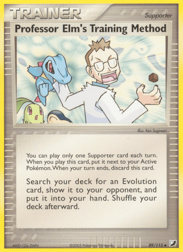 Professor Elm's Training Method, kortbilde fra pokemontcg.io