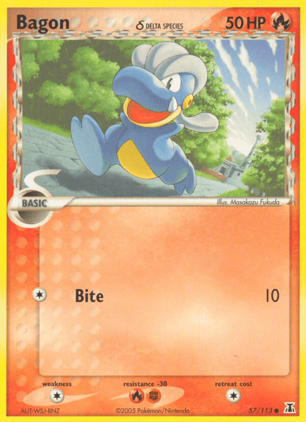 Bagon δ, kortbilde fra pokemontcg.io