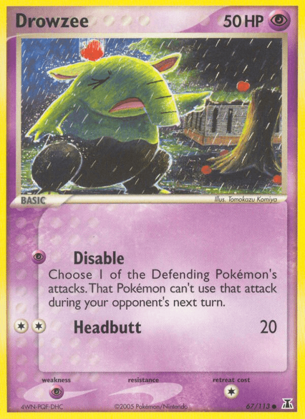 Drowzee, kortbilde fra pokemontcg.io