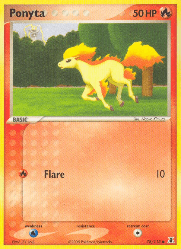 Ponyta, kortbilde fra pokemontcg.io