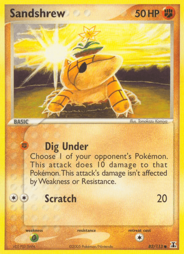 Sandshrew, kortbilde fra pokemontcg.io