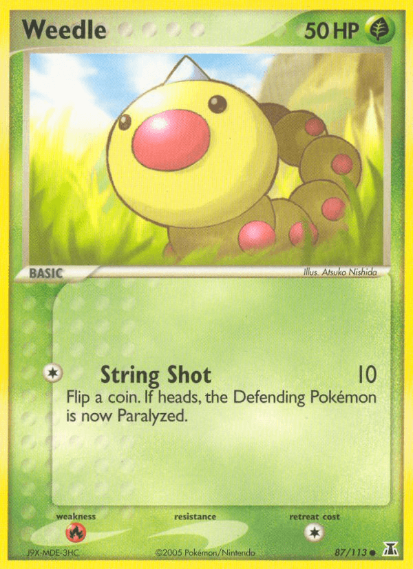 Weedle, kortbilde fra pokemontcg.io