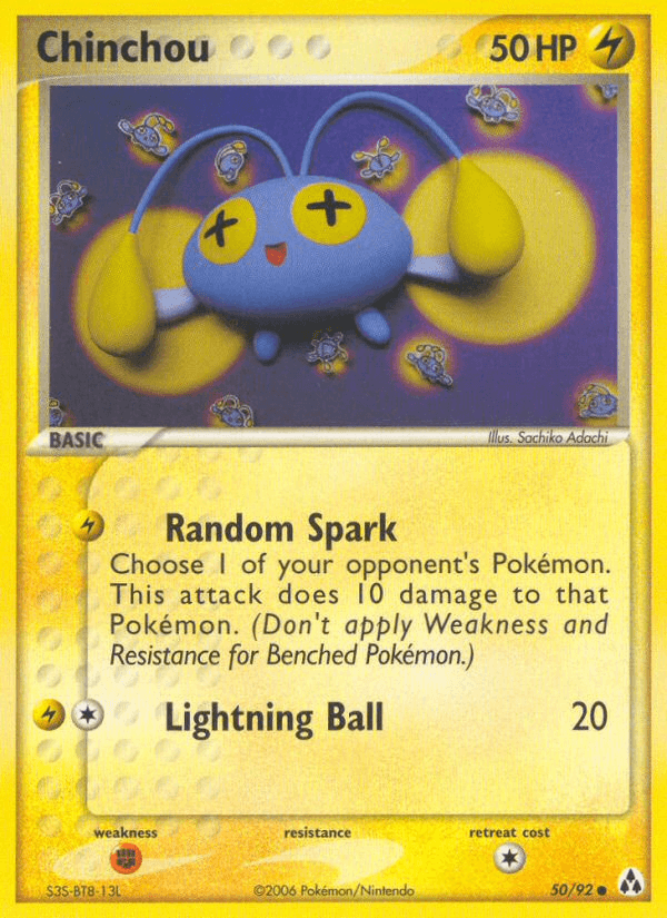 Chinchou, kortbilde fra pokemontcg.io