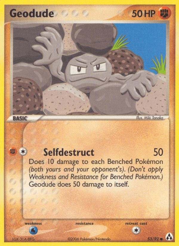 Geodude, kortbilde fra pokemontcg.io