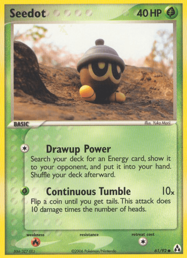 Seedot, kortbilde fra pokemontcg.io