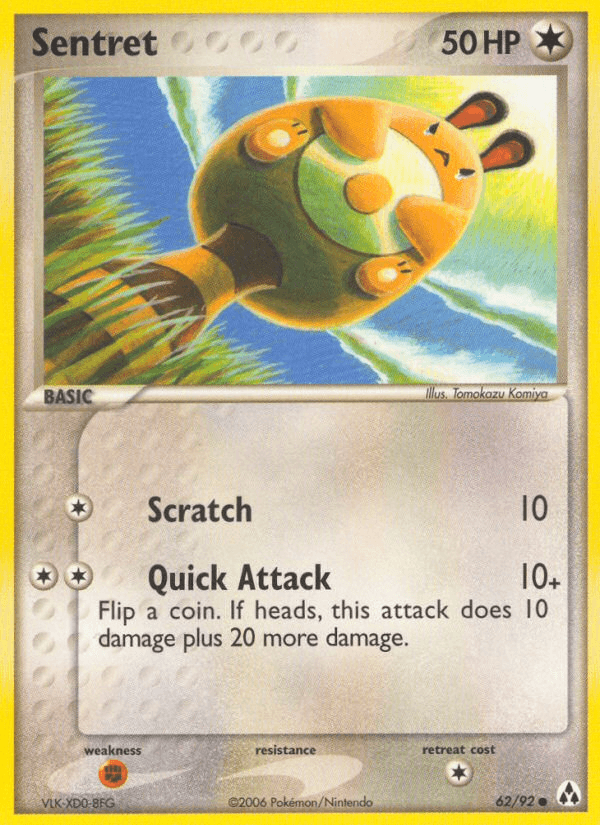 Sentret, kortbilde fra pokemontcg.io