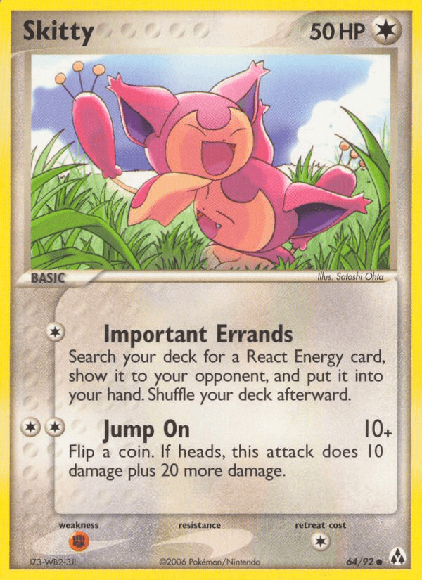Skitty, kortbilde fra pokemontcg.io