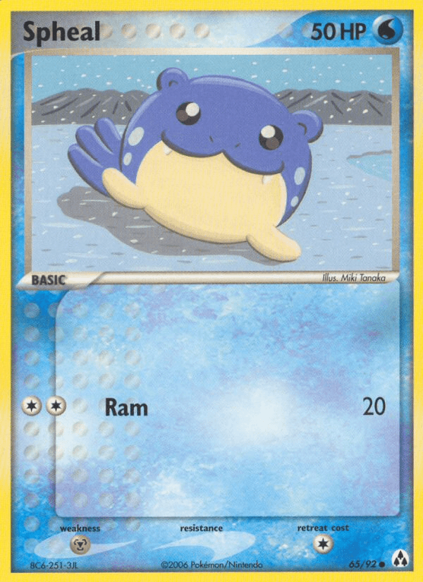 Spheal, kortbilde fra pokemontcg.io