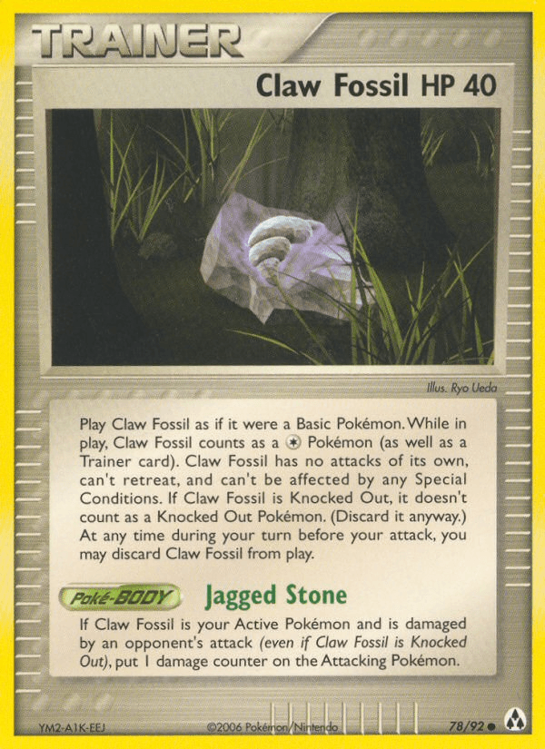 Claw Fossil, kortbilde fra pokemontcg.io