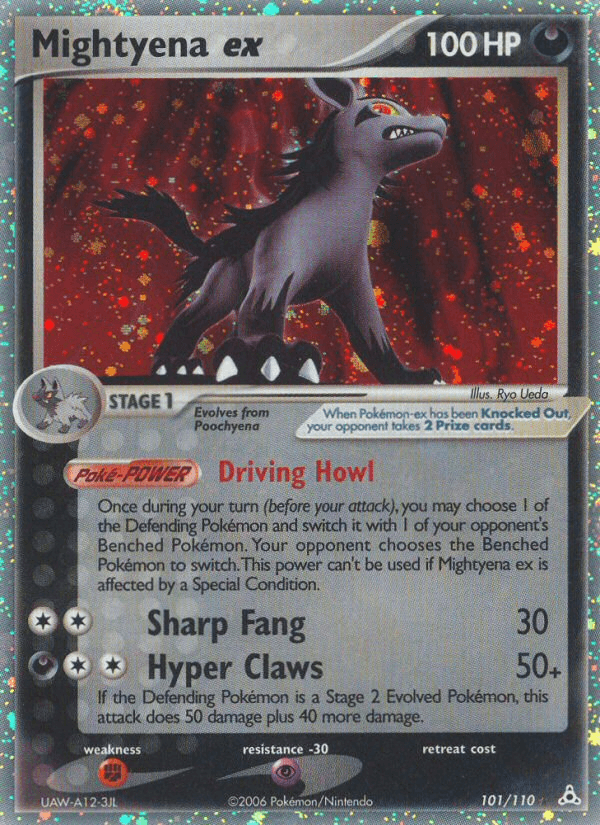 Mightyena ex, kortbilde fra pokemontcg.io