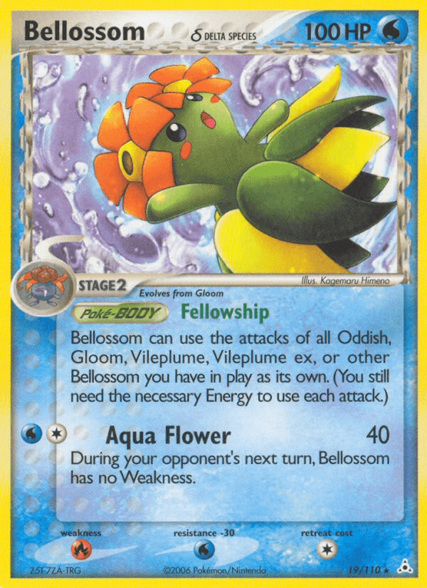 Bellossom δ, kortbilde fra pokemontcg.io