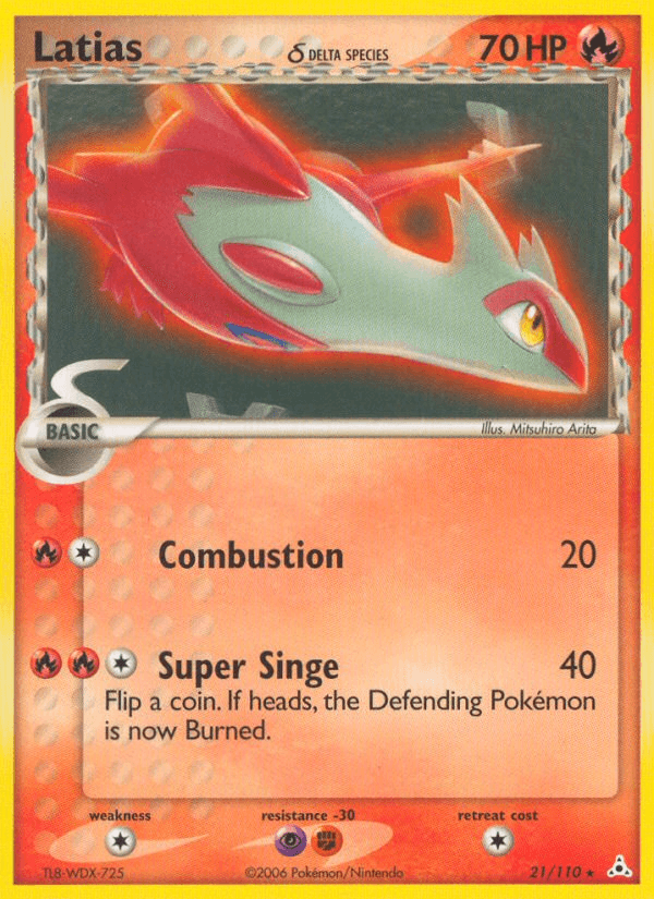 Latias δ, kortbilde fra pokemontcg.io