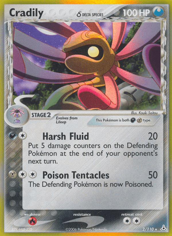 Cradily δ, kortbilde fra pokemontcg.io