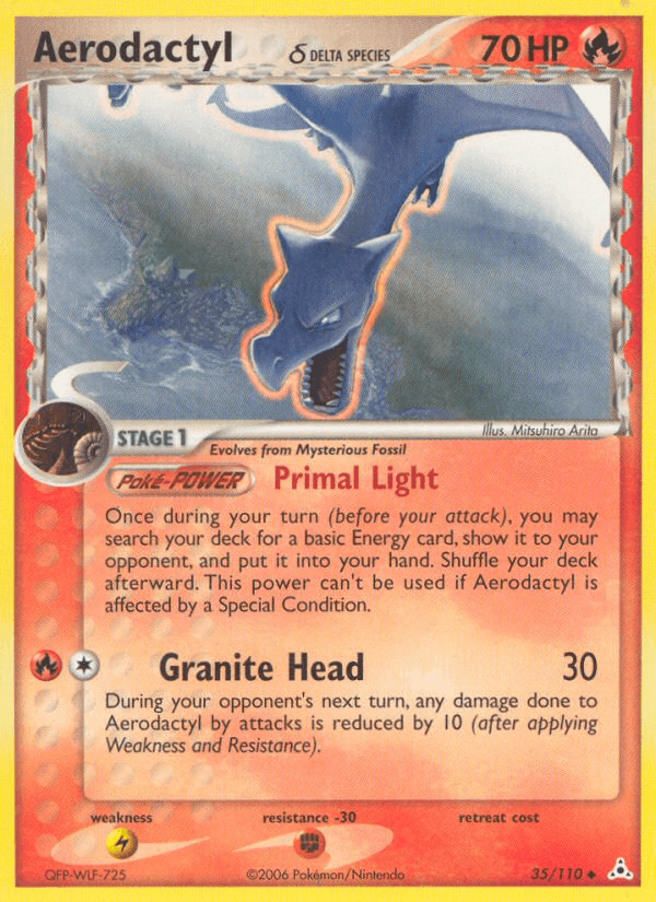 Aerodactyl δ, kortbilde fra pokemontcg.io