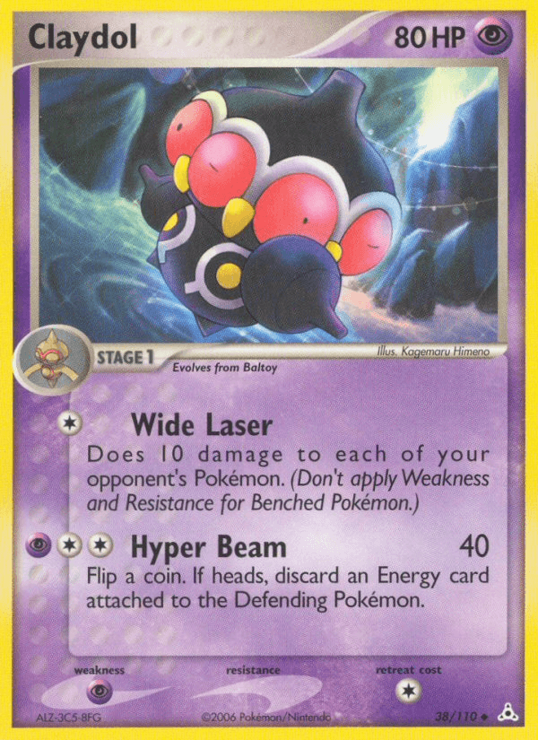 Claydol, kortbilde fra pokemontcg.io