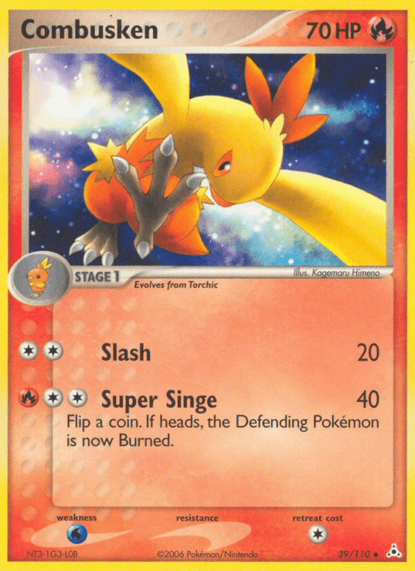 Combusken, kortbilde fra pokemontcg.io