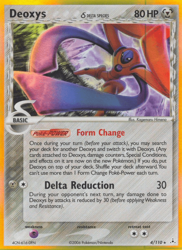 Deoxys δ, kortbilde fra pokemontcg.io