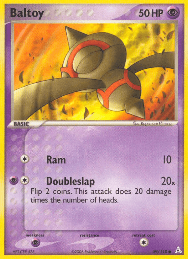 Baltoy, kortbilde fra pokemontcg.io