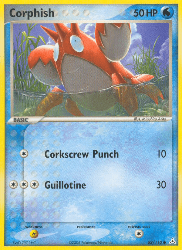 Corphish, kortbilde fra pokemontcg.io