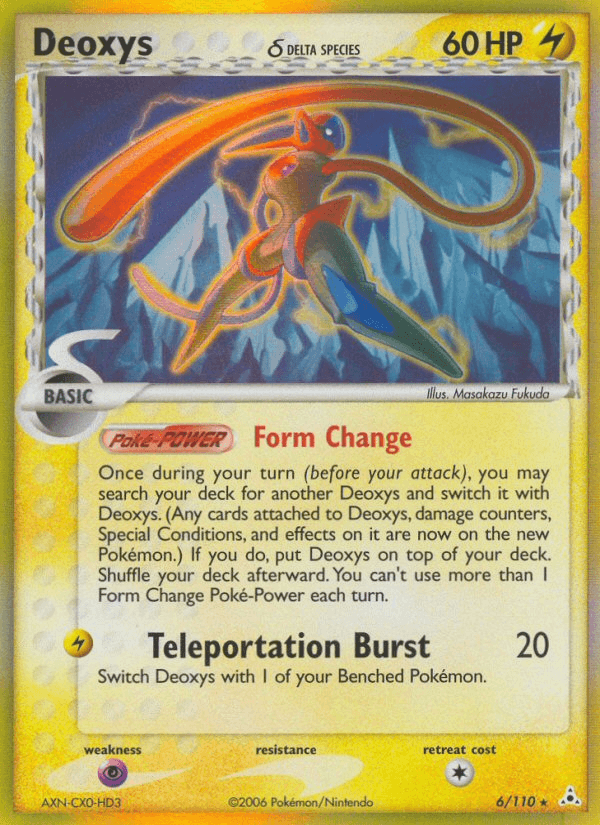 Deoxys δ, kortbilde fra pokemontcg.io