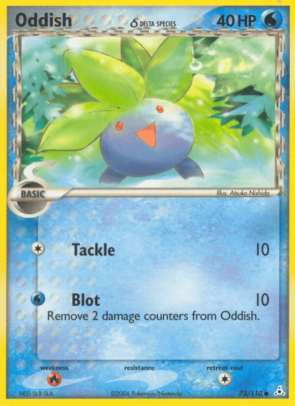 Oddish δ, kortbilde fra pokemontcg.io