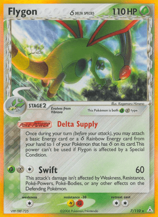 Flygon δ, kortbilde fra pokemontcg.io