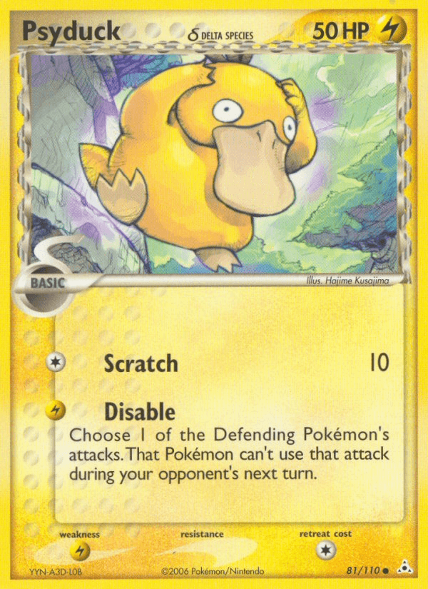 Psyduck δ, kortbilde fra pokemontcg.io