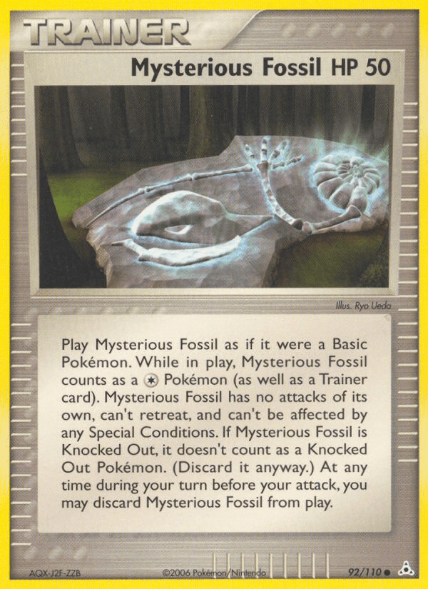Mysterious Fossil, kortbilde fra pokemontcg.io